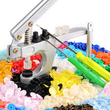 Load image into Gallery viewer, Meifuly Snap Fasteners Set, Plastic Snap Fasteners for Sewing and Crafting, Multiple Colors, Easy to Operate
