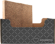 Load image into Gallery viewer, AOSUMWITHU Large Durable Cardboard Cat Scratch Pad and Lounger Toy Replaceable Scratch Pad Insert, Multiple Colors, Wide Design
