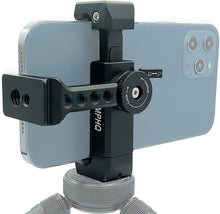 Load image into Gallery viewer, HQMPHQ Metal Smartphone Mount, 360 Rotation 1/4'' Screw Tripod Phone Holder, Cellphone Mount
