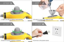 Load image into Gallery viewer, iKEEPOW Multi-Purpose Handheld Pressurized Steam Cleaner with 9-Piece Accessories for Stain Removal
