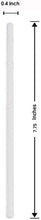 Load image into Gallery viewer, Innovkitchen Plastic White Flexible Drinking Straws , Individually Wrapped Disposable White Straws 7.75 Inches Long
