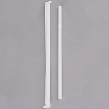 Load image into Gallery viewer, Innovkitchen Plastic White Flexible Drinking Straws , Individually Wrapped Disposable White Straws 7.75 Inches Long
