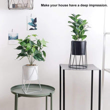 Load image into Gallery viewer, CARRUN Metal Plant stand with Flowe Pot, Iron Plant Pot Holder, Plant Pot Stand for Garden, Home, Table, Office
