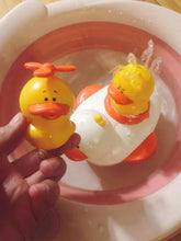 Load image into Gallery viewer, Mosbrisa Water Toys,  Baby Children's Bathroom Toys, Small Yellow Duck Shower Toy Set, Fit Boys, Girls, Babies
