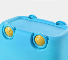 Load image into Gallery viewer, AXLIZER Toy Chest, Fashion Color Toy Chest with pulley design, safe, non-toxic, stylish, beautiful, Sky Blue
