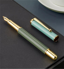 Load image into Gallery viewer, HIONIXO Fountain Ink Pen with Gift Case, Medium Nib, Perfect for Journaling, Calligraphy, Smooth Writing Pens
