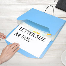 Load image into Gallery viewer, brolantizeler 13 Pocket Expanding File Folder, A4 Letter Size Accordion File Organizer, Plastic File Folder with Labels, Portable for School, Home, Office, Car (SkyBlue)
