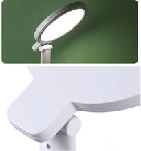 Load image into Gallery viewer, Cabinet Expert LED Lamp, Dimmable Table Lamp with 5 Brightness Levels, Rechargeable, Eye-Caring, Foldable Lamp for Home, Bedroom, Office - White
