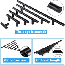 Load image into Gallery viewer, DGWHT Common Metal Pull, Kitchen Door Handles, Black Drawer Handles for Cabinet Cupboard, 1 Pack

