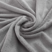 Load image into Gallery viewer, Muluoy 6-Piece Bath Towels Set, 100% Turkish Cotton Premium Quality Bathroom Towels, Soft and Absorbent Turkish Towels, Set Includes 2 Bath Towels, 2 Hand Towels and 2 Washcloths (Grey)
