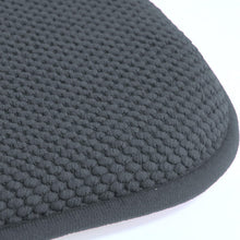 Load image into Gallery viewer, BoErSi Premium Thick Comfortable Cushion Memory Foam Chair Cushion Honeycomb Pattern Nonslip Rubber Back Seat Topper Rounded Square 16 x 16 Seats Cover for Kitchen Chairs 4 Pack Charcoal Grey
