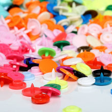 Load image into Gallery viewer, Meifuly Snap Fasteners Set, Plastic Snap Fasteners for Sewing and Crafting, Multiple Colors, Easy to Operate
