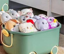Load image into Gallery viewer, Blueshaw Plastic Toy Chest for Childrens, Boys, Girls Toys with Wheels - Unisex Children Toy Chest for Games Bedroom
