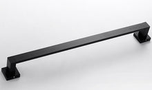 Load image into Gallery viewer, Starlight Silver Stainless steel towel rack towel bar single rod bathroom simple pendant black
