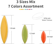 Load image into Gallery viewer, Handicraft ceramic mosaic tiles, petal mosaic pieces for handicrafts (mixed colors, 568g, 20 ounces)

