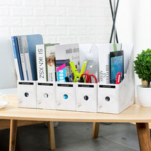 Load image into Gallery viewer, Slcinwzdt office supplies, file rack, paper storage box, desktop sorting box, desk storage rack, 5 sets
