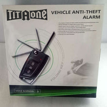 Load image into Gallery viewer, TITAONE Vehicle anti-theft alarm, built-in car anti-theft alarm system, folding key remote control
