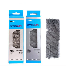 Load image into Gallery viewer, CYCLAMI mountain road bike chain, 8 speed, 9 speed chain boxed
