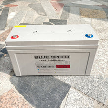 Load image into Gallery viewer, BLUE SPEED battery, lead-acid battery 12V, gel battery, maintenance-free battery
