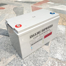 Load image into Gallery viewer, BLUE SPEED battery, lead-acid battery 12V, gel battery, maintenance-free battery
