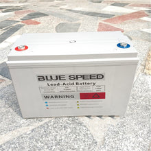 Load image into Gallery viewer, BLUE SPEED battery, lead-acid battery 12V, gel battery, maintenance-free battery
