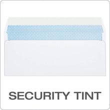 Load image into Gallery viewer, Quality Park #10 Self-Seal Security Envelopes, Security Tint and Pattern, Redi-Strip Closure, 24-lb White Wove, 4-1/8" x 9-1/2", 100/Box (QUA69117)
