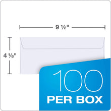 Load image into Gallery viewer, Quality Park #10 Self-Seal Security Envelopes, Security Tint and Pattern, Redi-Strip Closure, 24-lb White Wove, 4-1/8" x 9-1/2", 100/Box (QUA69117)
