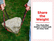 Load image into Gallery viewer, PotLifter - Potted Plant Mover and Essential Lifting Tool For Garden Flower Pots, Planters, Trees, Rocks - Lifts Up to 200 Pounds - A Plant Caddy Alternative, Easily Move Heavy Items Around Your Yard
