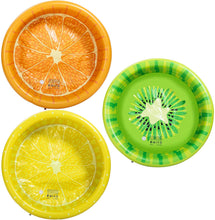 Load image into Gallery viewer, 3 Packs 45&quot; X 10&quot; Inflatable Kiddie Pool, Lemon Orange Kiwi Swimming Pool for Kids Toddler Summer Fun, Indoor&amp;Outdoor Water Pool Baby Pool Pit Ball Pool for Ages 3+
