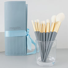 Load image into Gallery viewer, Megelin makeup brush complete set, beginner's portable eye shadow repair brush set, brush beauty tools
