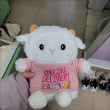 Load image into Gallery viewer, Layue cute cartoon baby sheep, lamb dolls, plush dolls dressed sheep, holiday gifts
