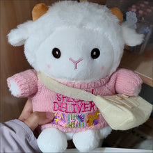 Load image into Gallery viewer, Layue cute cartoon baby sheep, lamb dolls, plush dolls dressed sheep, holiday gifts
