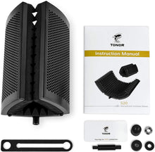 Load image into Gallery viewer, TONOR microphone isolation shielding, studio microphone sound-absorbing foam reflector, suitable for any condenser microphone recording equipment studio, black
