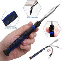 Load image into Gallery viewer, oGoDeal 132 in 1 Electronic Screwdriver Set Prying and Opening Repair Tool Kit for Fixing Computer, Laptop, PC, Cell phone, iPhones, iPads, MacBooks, Eyeglasses, Toys, Xbox
