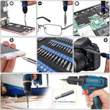Load image into Gallery viewer, oGoDeal 132 in 1 Electronic Screwdriver Set Prying and Opening Repair Tool Kit for Fixing Computer, Laptop, PC, Cell phone, iPhones, iPads, MacBooks, Eyeglasses, Toys, Xbox
