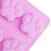 Load image into Gallery viewer, homEdge Puppy Dog Paw and Bone Silicone Molds, Non-Stick Food Grade Silicone Molds for Chocolate, Candy, Jelly, Ice Cube, Dog Treats (Puppy Paw Bone Set of 4PCS)
