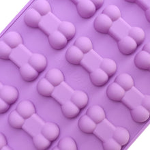 Load image into Gallery viewer, homEdge Puppy Dog Paw and Bone Silicone Molds, Non-Stick Food Grade Silicone Molds for Chocolate, Candy, Jelly, Ice Cube, Dog Treats (Puppy Paw Bone Set of 4PCS)
