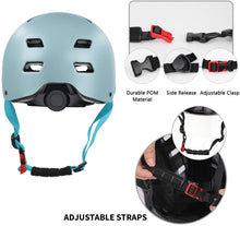 Load image into Gallery viewer, Skateboard Bike Helmet for Kids Youth &amp; Adults with Two Removable Liners for Multi-Sport Scooter Roller Skate Inline Skating Rollerblading
