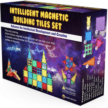 Load image into Gallery viewer, Desire Deluxe Magnetic Tiles Building Blocks Construction Toys for Boys &amp; Girls 47pc – STEM Learning Educational Toy for Kids Age 3 4 5 6 7 8 Year Old Gift
