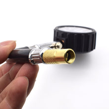 Load image into Gallery viewer, Ponzkoe automobile tire pressure measuring instrument, vehicle tire pressure gauge with tube, stainless steel tire pressure gauge, high-precision tire pressure detector
